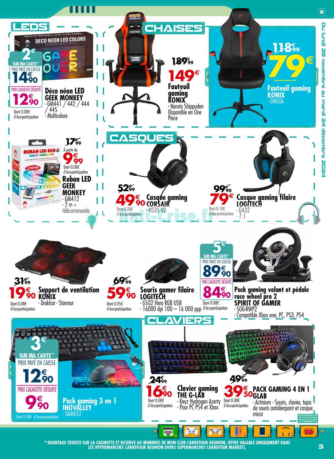 Intérieur Gaming Carrefour